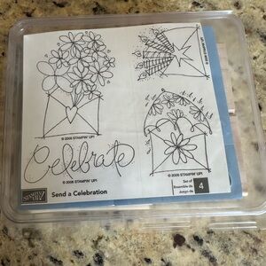 Stampin Up Send a Celebration stamp set. New.